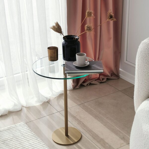 Hanah Home Dohányzóasztal Gold Social - Arany