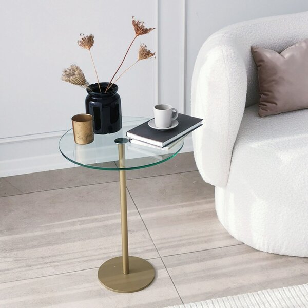 Hanah Home Dohányzóasztal Gold Social - Arany
