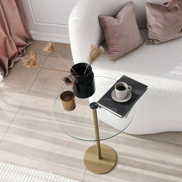 Hanah Home Dohányzóasztal Gold Social - Arany