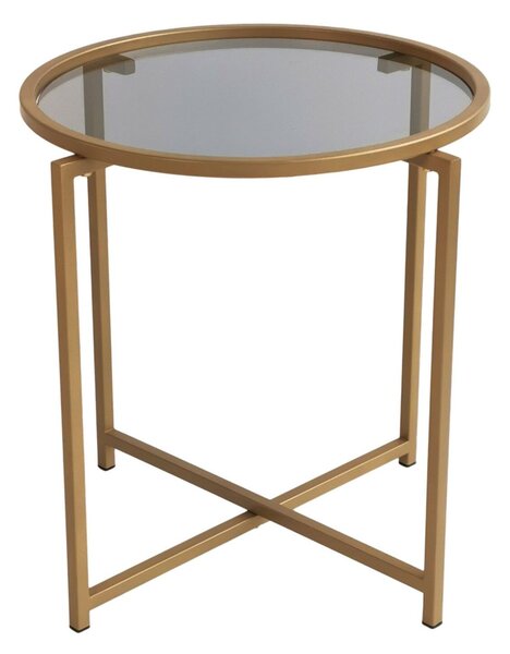Hanah Home Coffee Table Gold Fume S407K - Gold
