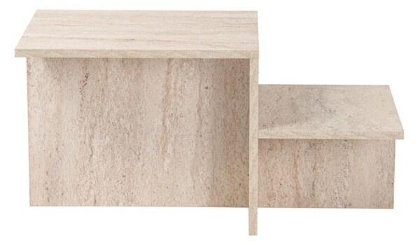 Hanah Home Travertine Harmony Dohányzóasztal - Travertine