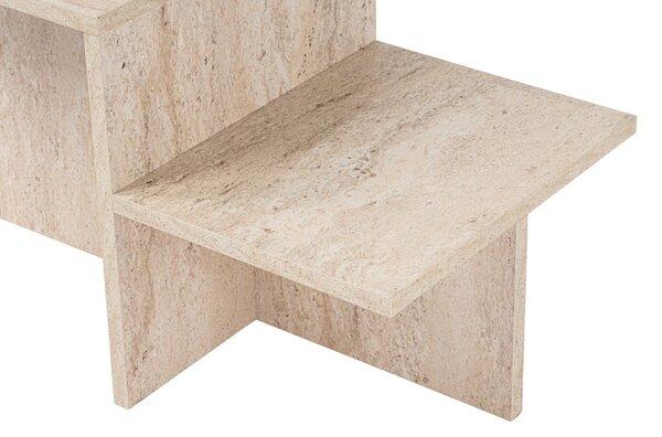 Hanah Home Travertine Harmony Dohányzóasztal - Travertine