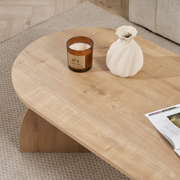 Hanah Home Sapphire Oak Melina dohányzóasztal - Sapphire Oak