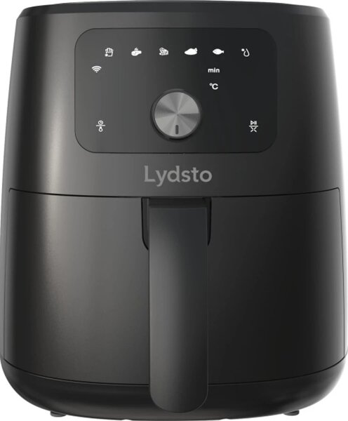 Lydsto XXL Airfryer 5L Nagy Kapacitású Okos Légsütő 1700w, fekete
