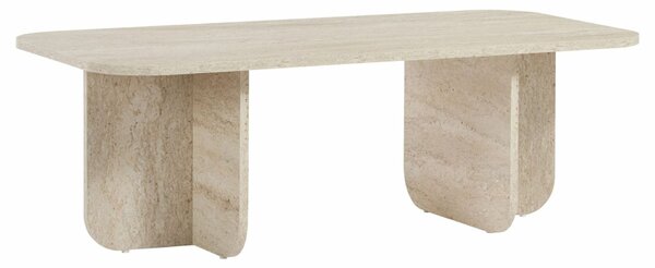 Hanah Home Coffee Table Travertine Akira - Travertine