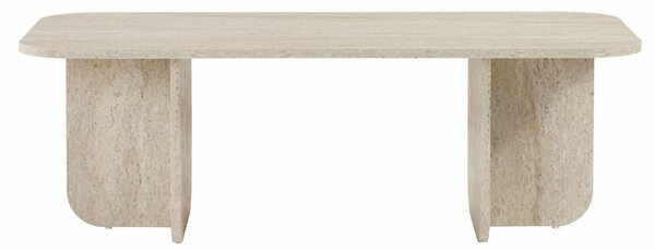 Hanah Home Coffee Table Travertine Akira - Travertine