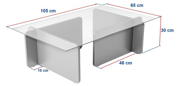 Hanah Home Coffee Table Anthracite Flavio - Anthracite