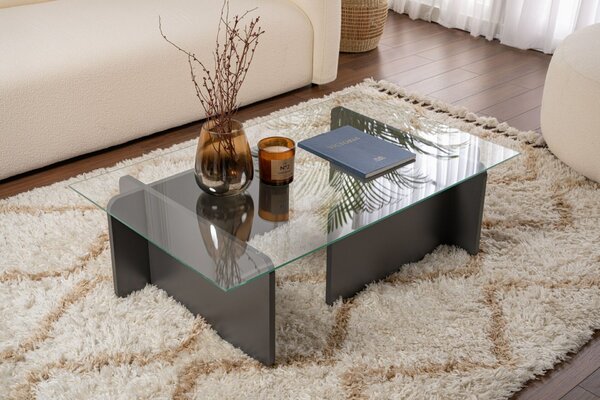 Hanah Home Coffee Table Anthracite Flavio - Anthracite