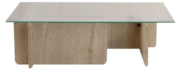 Hanah Home Coffee Table Travertine Flavio - Travertine