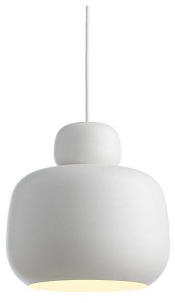 Függőlámpa Woud, Stone, dimmable, Fehér, Konyha, Fém, Dizájn