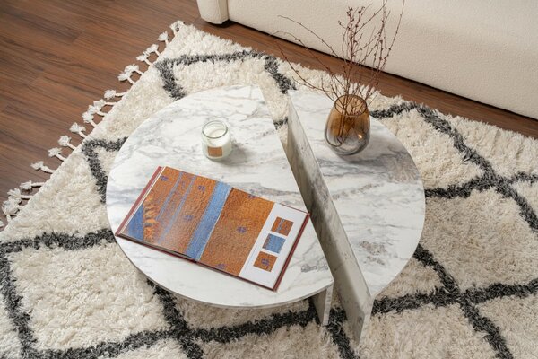 Hanah Home Coffee Table Freesia Marble Orion - Freesia Marble