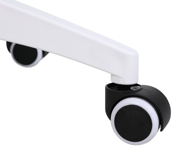KONDELA Irodai szék, rózsaszín/fehér, PASTURA