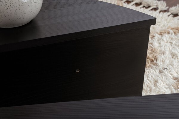 Hanah Home Coffee Table Wood Black Orion - Wood Black