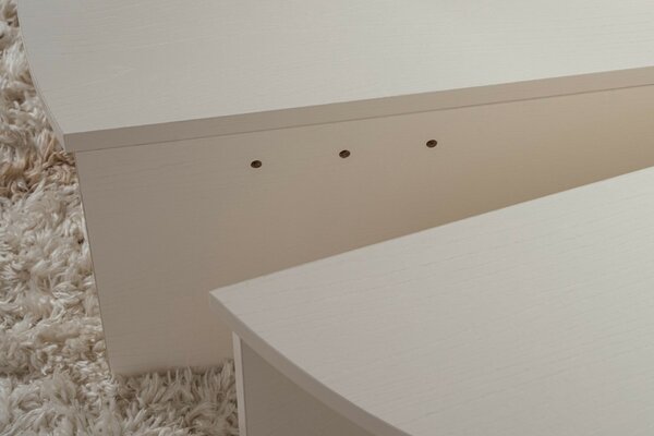 Hanah Home Coffee Table Wood White Orion - Wood White