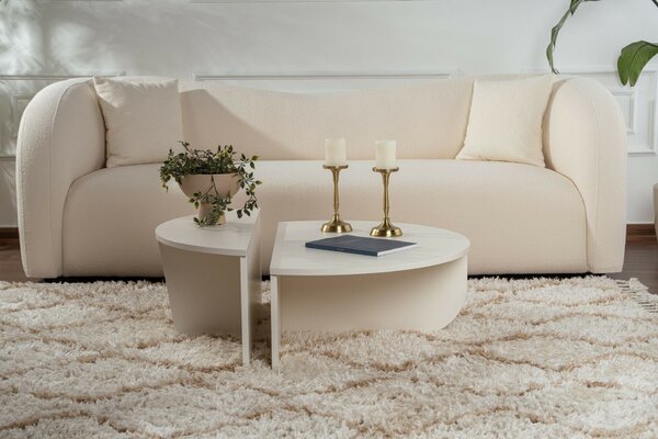 Hanah Home Coffee Table Wood White Orion - Wood White