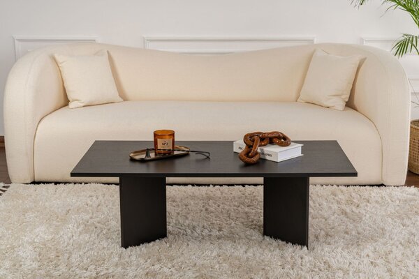 Hanah Home Coffee Table Wood Black Sabin - Wood Black
