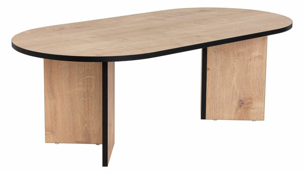 Hanah Home Sapphire Oak Black Sable dohányzóasztal - Sapphire Oak, Fekete