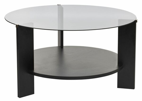 Hanah Home Coffee Table Wood Black Fume Clara - Wood Black, Fume