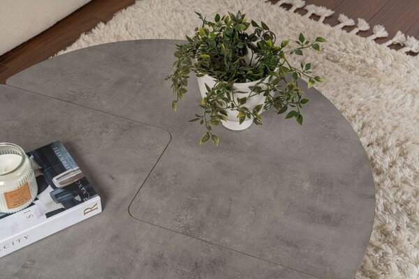 Hanah Home Dohányzóasztal Concrete Grey Moira - Betonszürke