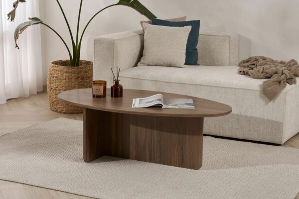 Hanah Home dohányzóasztal Walnut Orba - Venezia Walnut