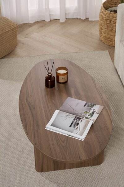 Hanah Home dohányzóasztal Walnut Orba - Venezia Walnut