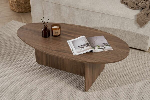Hanah Home dohányzóasztal Walnut Orba - Venezia Walnut