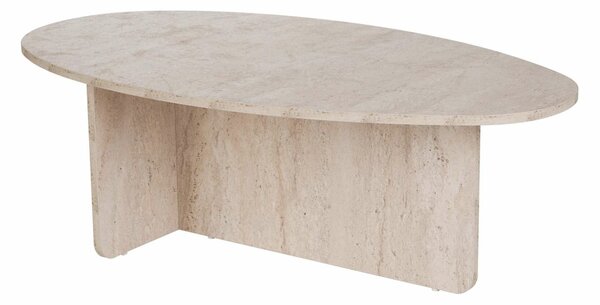 Hanah Home Coffee Table Travertine Orba - Travertine