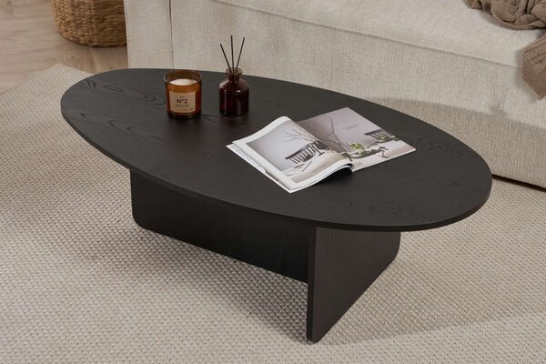 Hanah Home Coffee Table Wood Black Orba - Wood Black