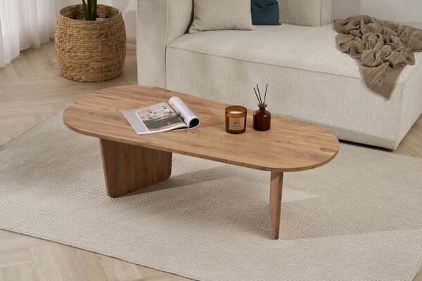 Hanah Home Coffee Table Atlantic Pine Ovalis - Atlantic Pine