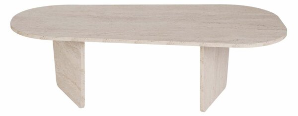 Hanah Home Dohányzóasztal Travertin Ovalis - Travertin