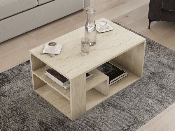 Hanah Home Coffee Table Travertine Eros - Travertine