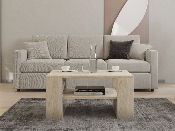 Hanah Home Dohányzóasztal Travertin Iris - Travertin