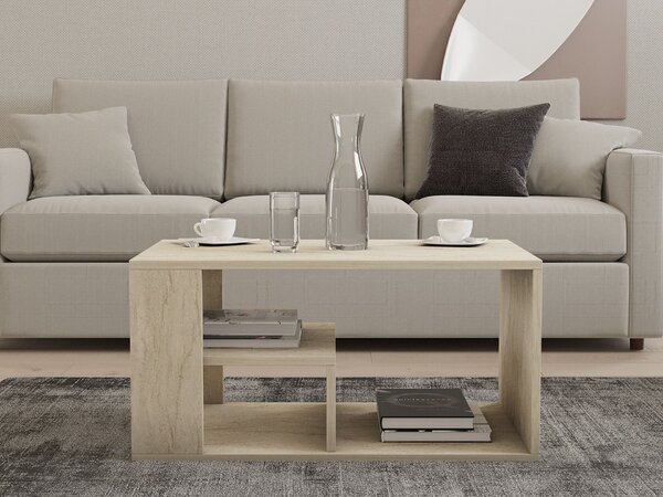 Hanah Home Coffee Table Travertine Eros - Travertine