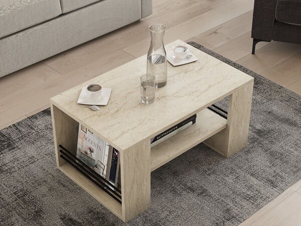 Hanah Home Dohányzóasztal Travertin Iris - Travertin