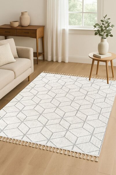 Conceptum Hypnose szőnyeg (100 x 150) White Bukle 1407 - fehér