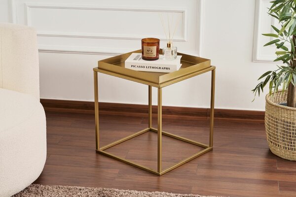 Hanah Home Arany Dohányzóasztal Shb-018-A