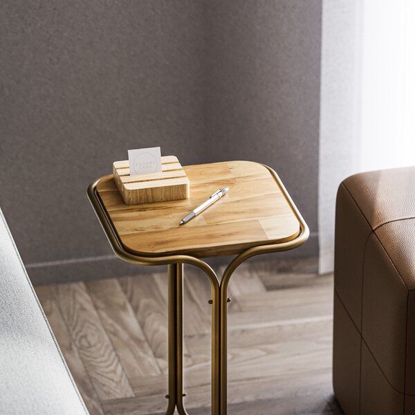 Hanah Home Dohányzóasztal GoldNatural Shb-001-C