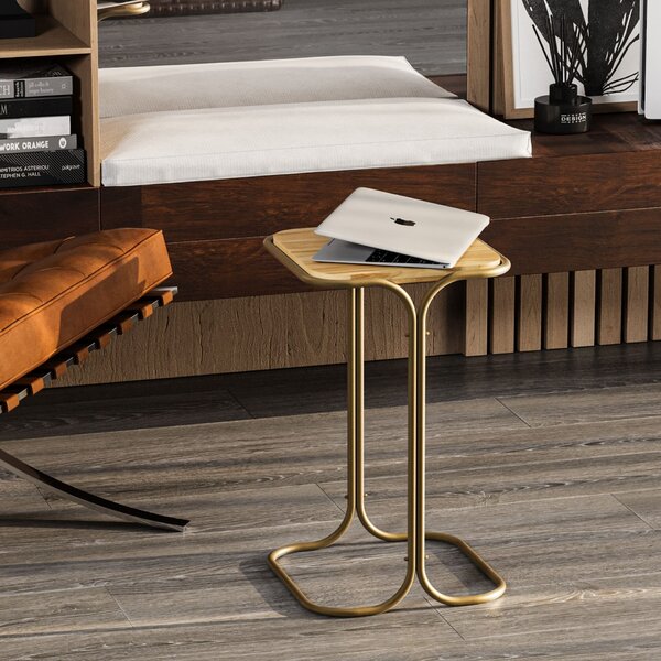 Hanah Home Dohányzóasztal GoldNatural Shb-001-C
