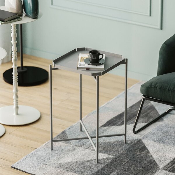 Hanah Home Szürke Dohányzóasztal Shb-008-C