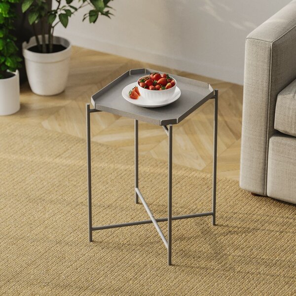 Hanah Home Szürke Dohányzóasztal Shb-008-C