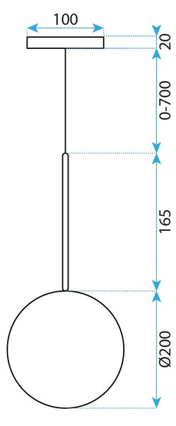 Mennyezeti lámpa 20cm APP1683-1CP