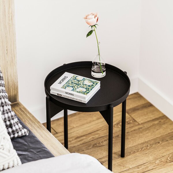Hanah Home Fekete Dohányzóasztal Shb-002-A