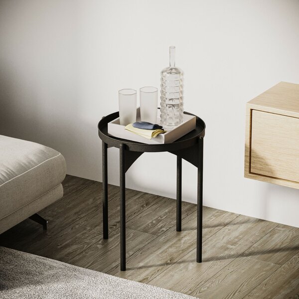 Hanah Home Fekete Dohányzóasztal Shb-002-A