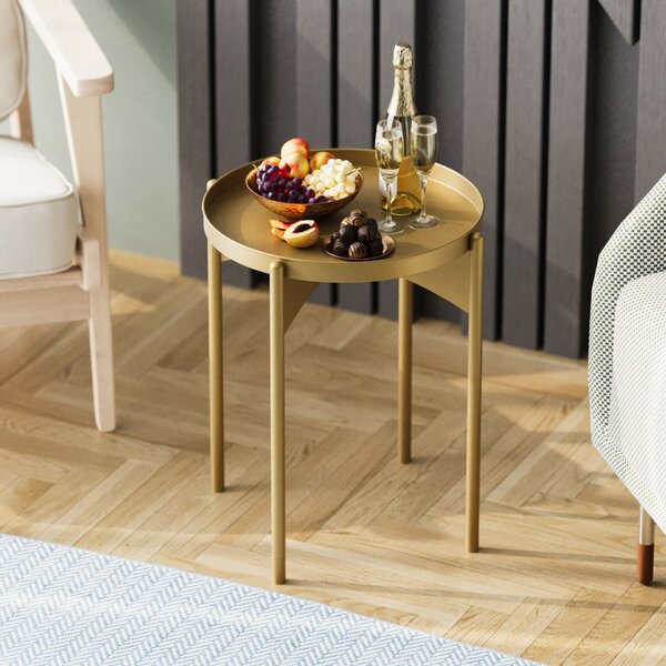 Hanah Home Coffee Table Gold Shb-002-B
