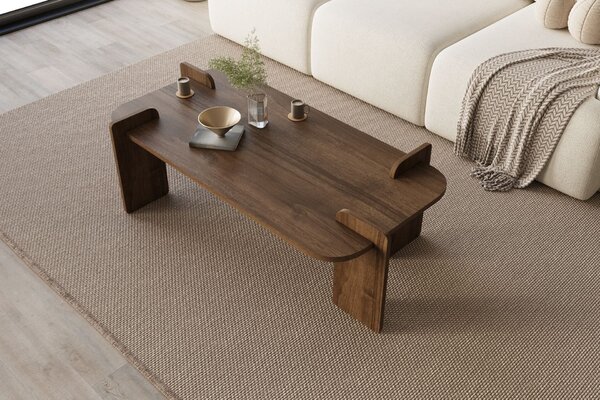 Hanah Home Coffee Table Walnut Lovge - Walnut