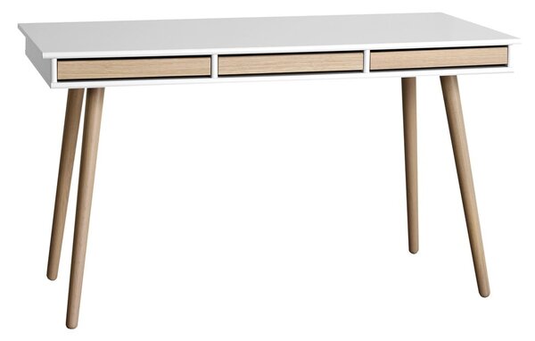 Íróasztal tölgyfa dekorral 137x60 cm Mistral - Hammel Furniture