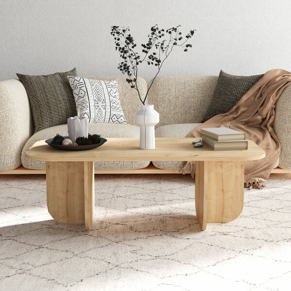 Hanah Home Coffee Table Sapphire Oak Becaj - Sapphire Oak