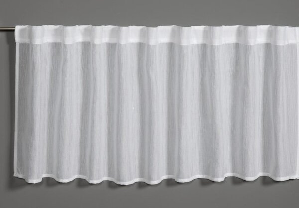 Fehér átlátszó függöny 45x140 cm Jacquard-Voile - Gardinia