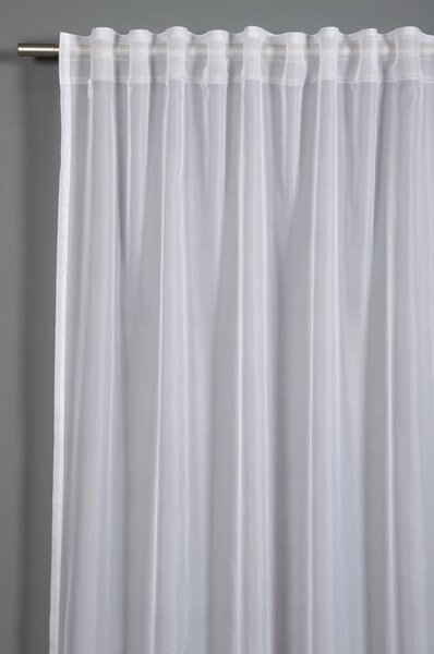 Fehér átlátszó függöny 245x450 cm Voile Uni - Gardinia