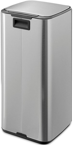 Szemétkosár Brabantia Bo Pedal 1010144, 30 L, Lágy zárás, Csúszásgátló talp, Ujjlenyomat-álló, Rozsdamentes acél/Matt